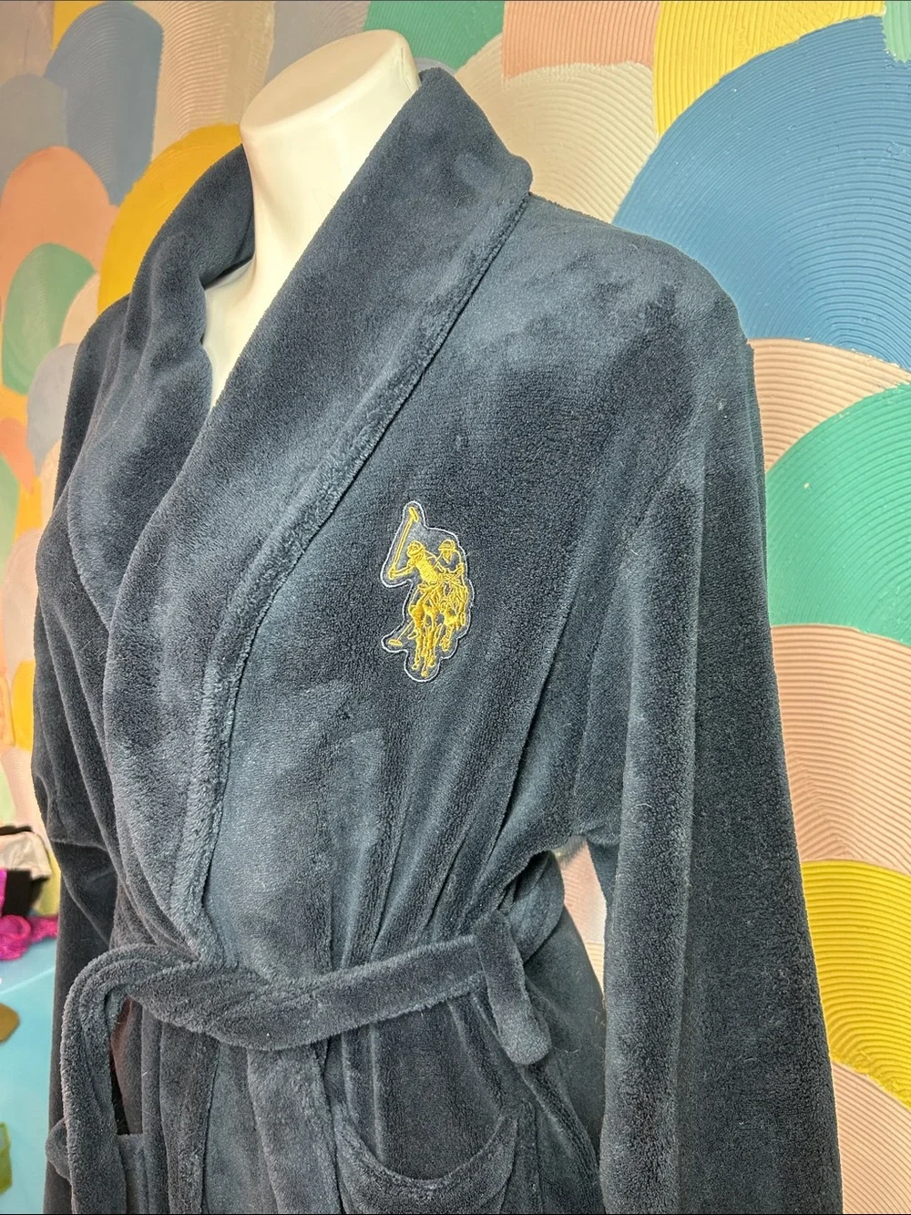 U.S. Polo Men's Robe/Cozy Coat sz s/m